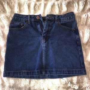 Dark Denim Skirt